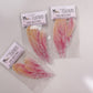 More Wafer Feathers - Pink and Apricot - Pack of 15 - Various Sizes/Styles