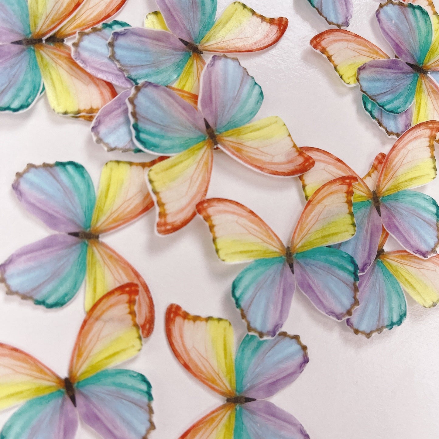 More Wafer Paper Butterflies Rainbow Pack of 24