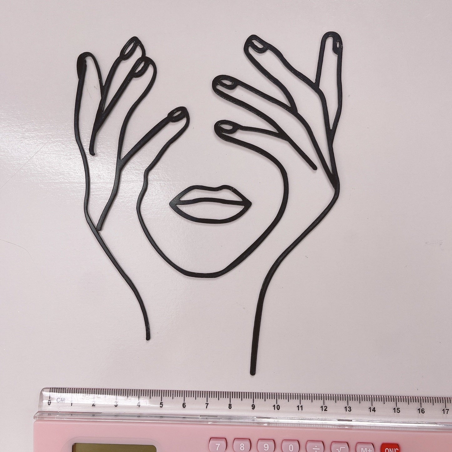 Abstract Acrylic Hands n Lips Fropper