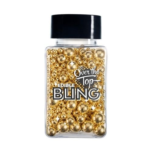 Bling Sprinkles Medley Gold Balls 70 Grams OTT – Moreish Cakes